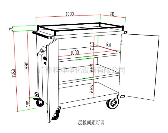 無菌物品運(yùn)送車、回收車、下送車、電動(dòng)運(yùn)送車、密封車設(shè)計(jì)圖